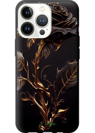 Чехол на iphone 13 pro роза 3 "5552b-2372-2448"