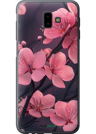 Чохол на samsung galaxy j6 plus 2018 пурпурова сакура "6075u-1586-2448"