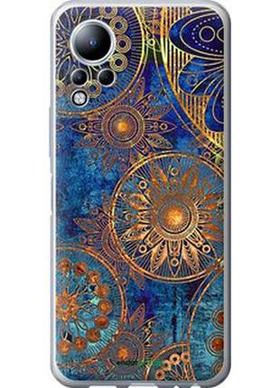 Чохол на infinix note 11 золотий візерунок "678u-2754-2448"