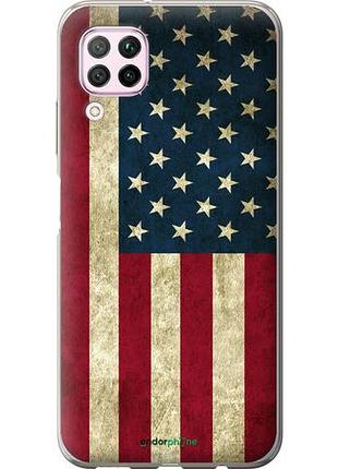 Чехол на huawei p40 lite флаг сша "395u-1887-10746"