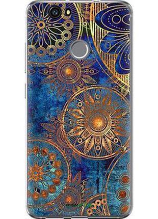 Чехол на huawei nova золотой узор "678u-439-2448"