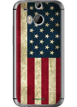 Чохол на htc one m8 прапор сша "395u-30-10746"