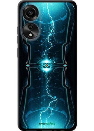 Чехол на oppo a78 4g молнии в цилиндре "120b-3142-2448"