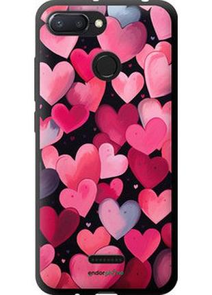 Чехол на xiaomi redmi 6 сердечки 4 "5662b-1521-2448"