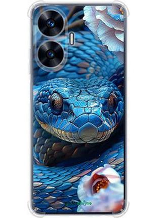 Чехол на realme c55 blue snake "6079sp-2992-2448"