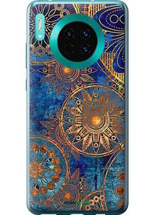 Чехол на huawei mate 30 золотой узор "678u-1773-2448"