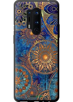 Чехол на oneplus 8 pro золотой узор "678b-1896-2448"