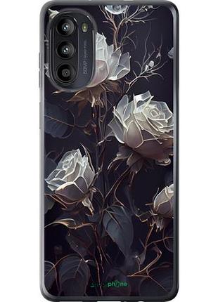 Чохол на motorola moto g52 троянди 2 "5550u-2691-10746"