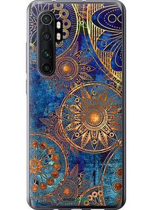 Чехол на xiaomi mi note 10 lite золотой узор "678t-1937-2448"