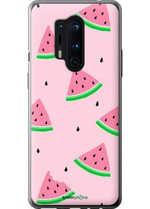 Чехол на oneplus 8 pro розовый арбуз "4314t-1896-2448"