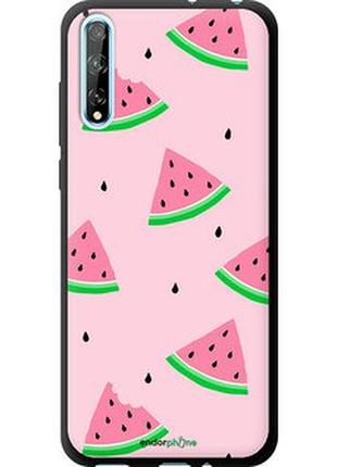 Чохол на huawei p smart s рожевий кавун "4314b-1813-2448"