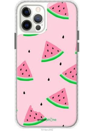 Чехол на iphone 12 pro розовый арбуз "4314pc-2052-2448"