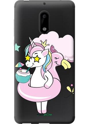 Чехол на nokia 6 crown unicorn "4660u-898-10746"