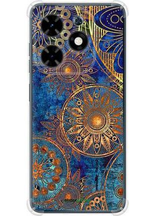 Чехол на tecno spark go 2024 золотой узор "678sp-3432-2448"