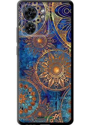 Чехол на motorola edge 40 золотой узор "678b-3335-2448"
