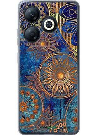 Чехол на tecno spark 20c bg7n золотой узор "678u-3627-2448"