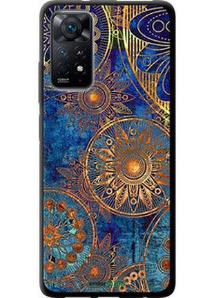 Чехол на xiaomi redmi note 11s 4g золотой узор "678b-3936-2448"