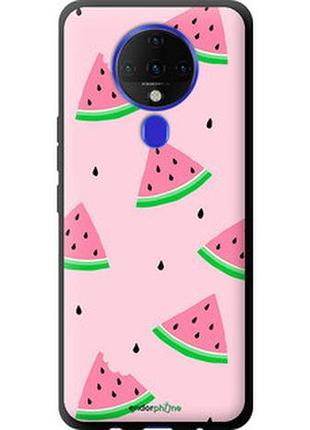 Чехол на tecno spark 6 ke7 розовый арбуз "4314b-2418-2448"
