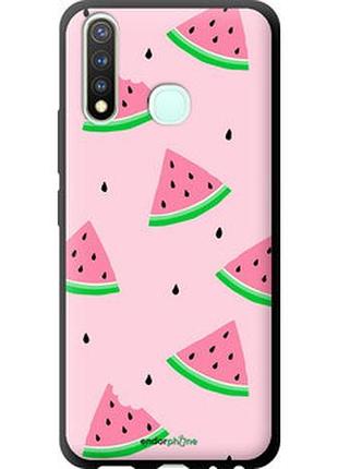 Чехол на vivo y19 розовый арбуз "4314b-630-2448"