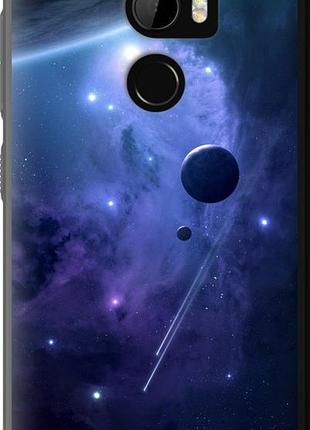 Чохол на htc one x10 планети в синьому космосі "171u-995-10746"