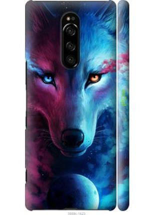 Чехол на sony xperia xz4 арт-волк "3999m-1623-2448"