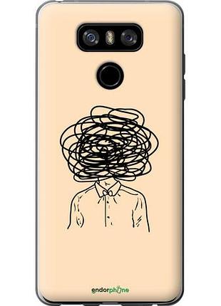 Чехол на lg g6 мысли "4568u-836-10746"