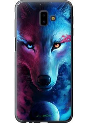 Чехол на samsung galaxy j6 plus 2018 арт-волк "3999t-1586-2448"