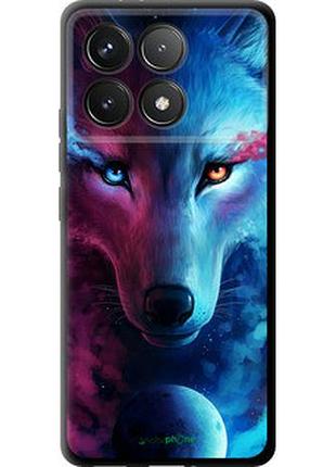 Чехол на xiaomi redmi k70 арт-волк "3999b-3799-2448"