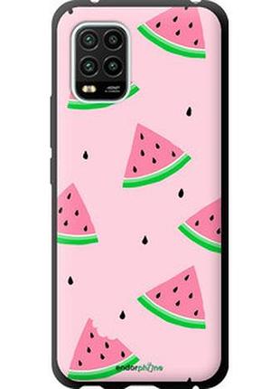 Чохол на xiaomi mi 10 lite рожевий кавун "4314b-1924-2448"