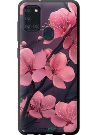 Чехол на samsung galaxy a21s a217f пурпурная сакура "6075b-1943-2448"