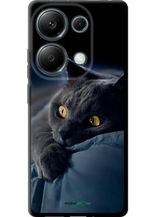 Чохол на xiaomi poco m6 pro димчастий кіт "825b-3452-2448"