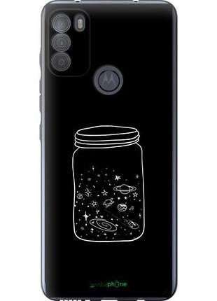 Чехол на motorola g50 космос в банке "4297u-2354-10746"