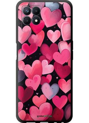 Чехол на realme narzo 50 сердечки 4 "5662b-3066-2448"