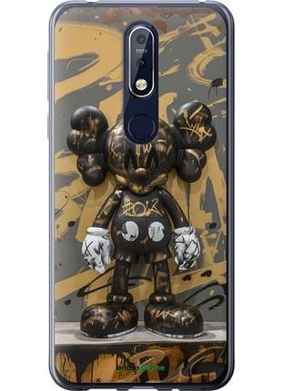 Чехол на nokia 7.1 bronze kaws "6097u-1593-10746"