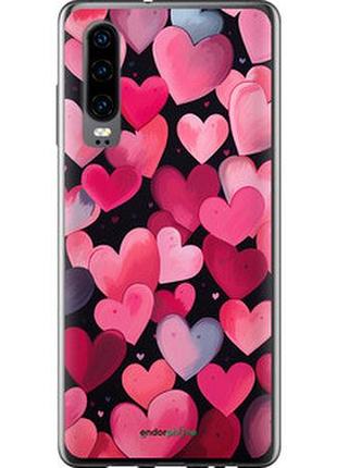 Чехол на huawei p30 сердечки 4 "5662u-1622-2448"