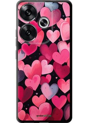 Чехол на xiaomi redmi turbo 3 5g сердечки 4 "5662b-3802-2448"
