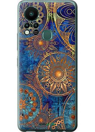 Чехол на infinix hot 11s золотой узор "678u-2757-2448"