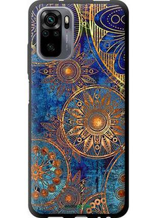 Чехол на xiaomi redmi note 10 золотой узор "678b-2277-2448"
