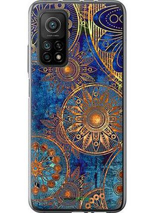Чехол на xiaomi mi 10t золотой узор "678u-2096-2448"