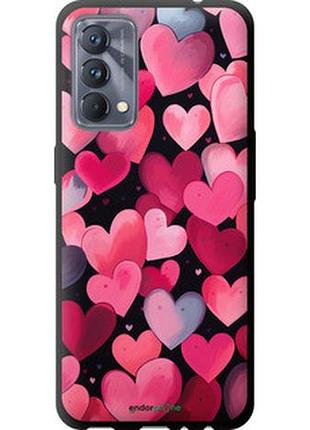 Чехол на realme gt master сердечки 4 "5662b-2852-2448"