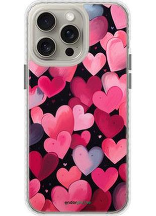 Чехол на iphone 15 pro max сердечки 4 "5662pc-3098-2448"