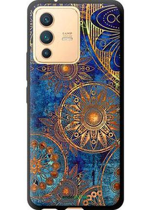 Чехол на vivo v23 золотой узор "678b-2642-2448"
