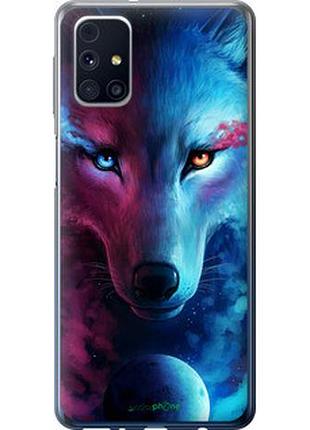 Чехол на samsung galaxy m31s m317f арт-волк "3999t-2055-2448"