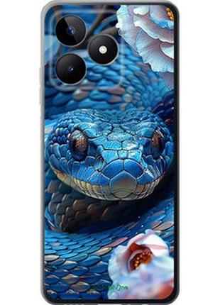 Чехол на realme c51 blue snake "6079u-3467-2448"