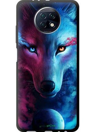 Чехол на xiaomi redmi note 9t арт-волк "3999b-2261-2448"