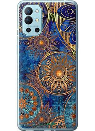 Чехол на oneplus 9r золотой узор "678u-2326-2448"