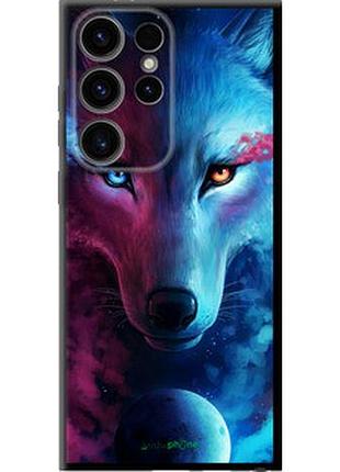 Чехол на samsung galaxy s24 ultra арт-волк "3999b-3389-2448"