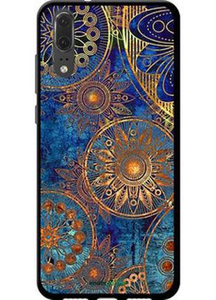 Чехол на huawei p20 золотой узор "678b-1396-2448"