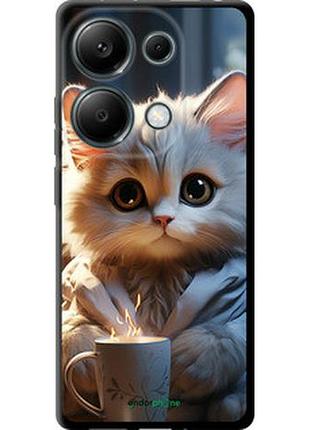 Чехол на xiaomi redmi note 13 pro 4g white cat "5646b-3653-2448"
