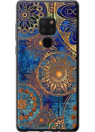 Чехол на huawei mate 20 золотой узор "678t-1578-2448"